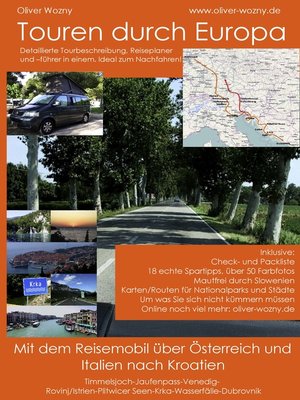 cover image of Mit dem Reisemobil durch Österreich und Italien nach Kroatien